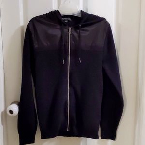 Black Men's Hoodie from Macy's INC International Concepts Collection. Size (M)